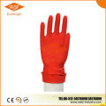 Red Rubber cleaning gloves, Red Latex household gloves for kitchen